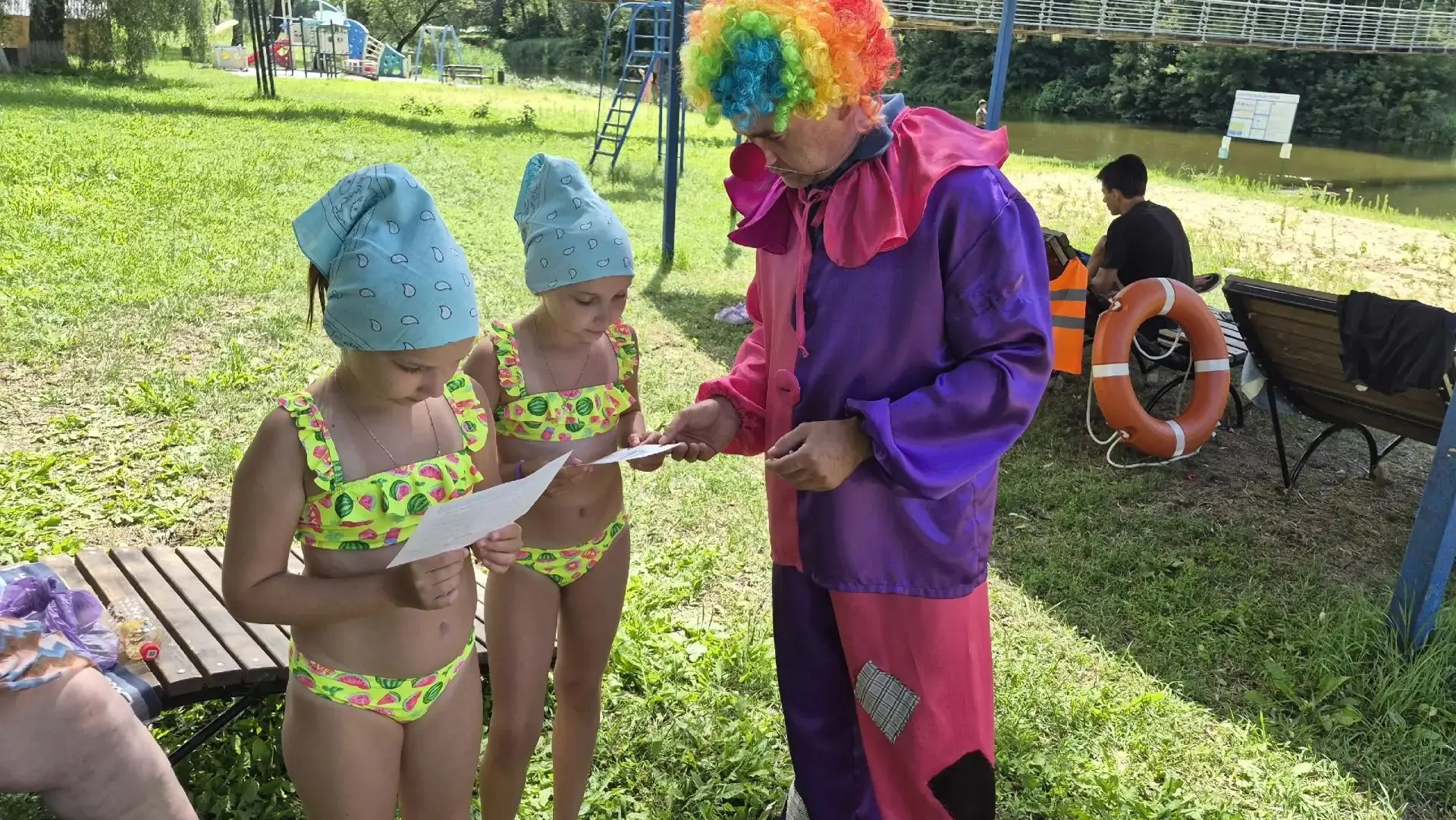 🏊‍♀️🏊На Центральном пляже посёлка Волоконовка прошло мероприятие «Вода: знай правила,...