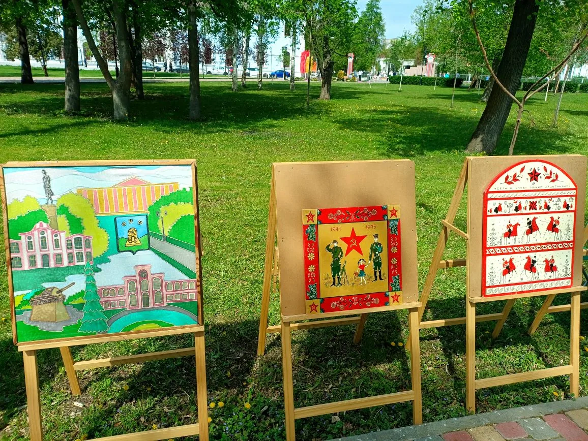 🖼Сегодня в Парке культуры и отдыха жителям г. Тамбова была представлена выставка творч...