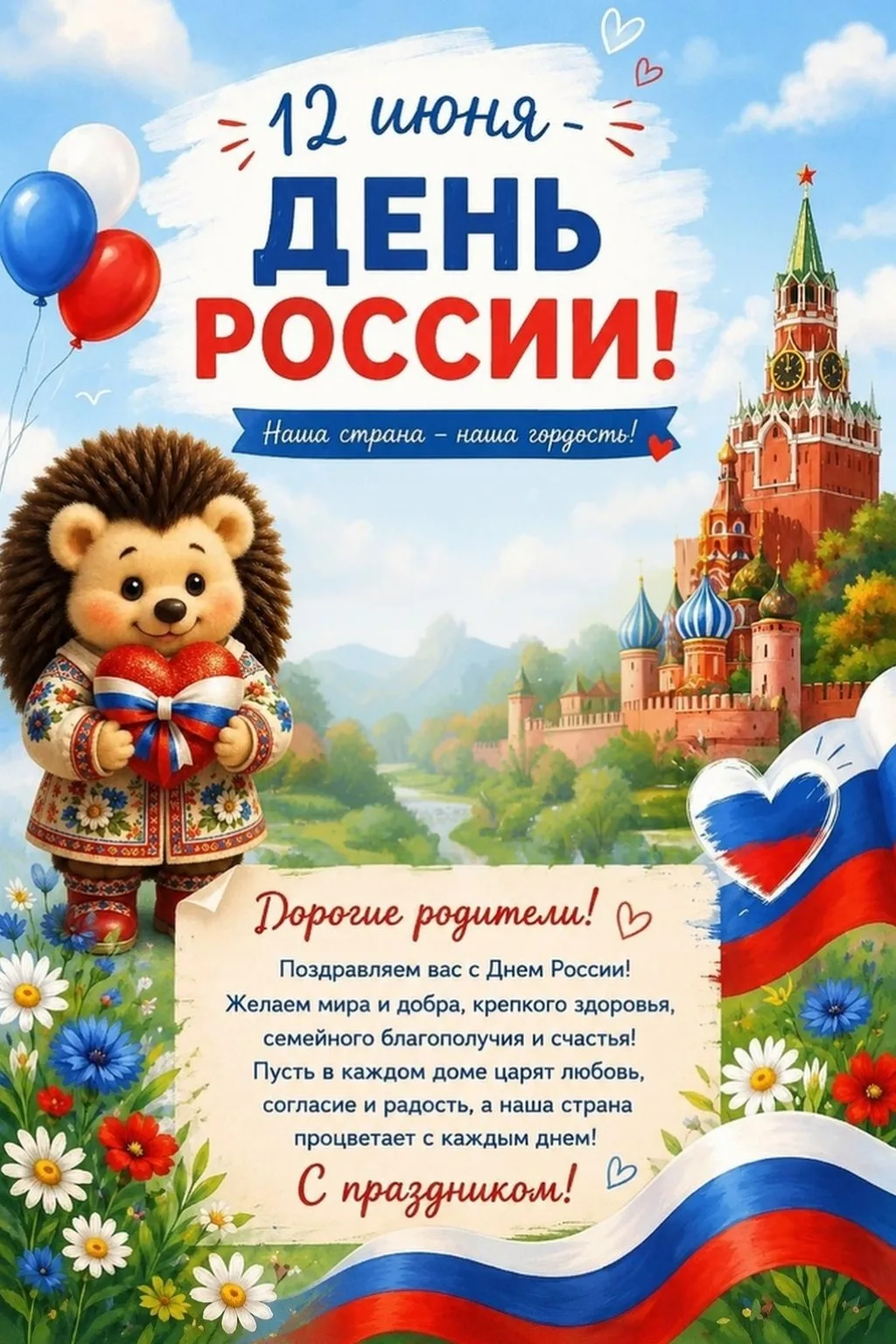 12 июня - День России! 🇷🇺