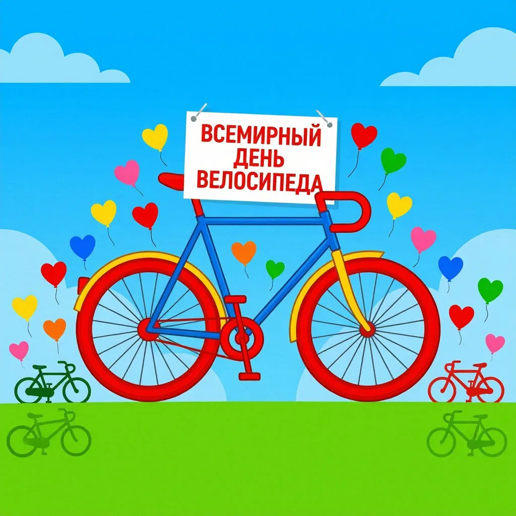 🚴‍♂️✨ 3 июня — Всемирный день велосипеда! ✨🚴‍♀️