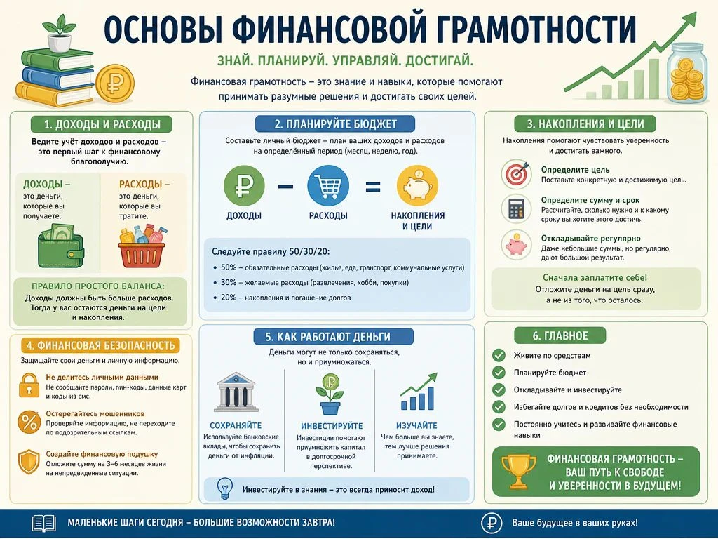 🛡 Ваши финансы под надежной защитой?
Финансовая грамотность — это не только про выгодные вклады и и