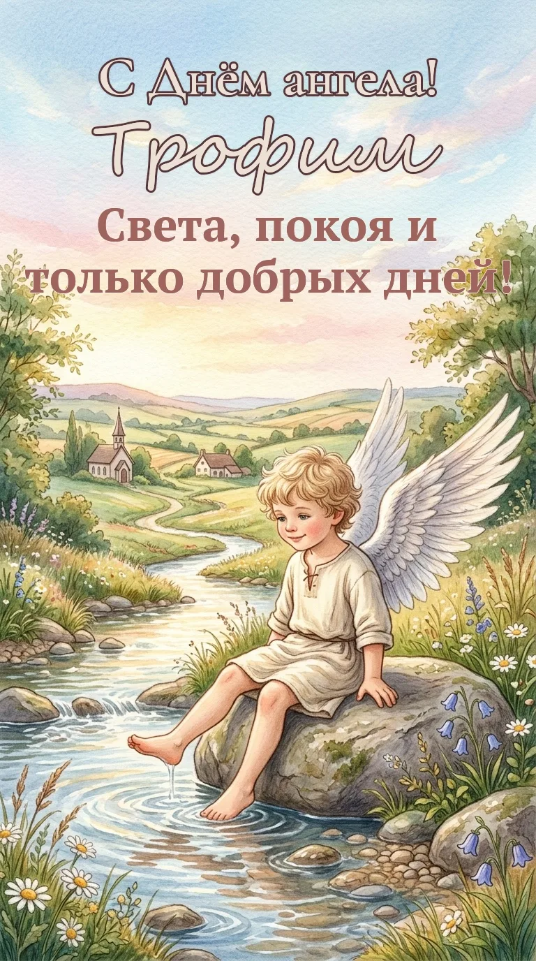 💐 2 октября — с именинами, Трофим!