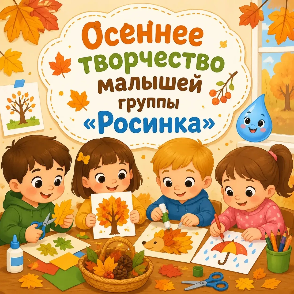 🍁Осеннее волшебство от группы «Росинка»! ☂️🍁