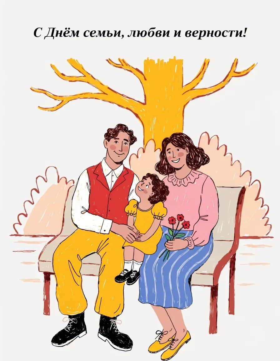 ❤️ Любовь, верность, доверие — это те три кита, на которых держится каждая семья. Поздравляем вас с 