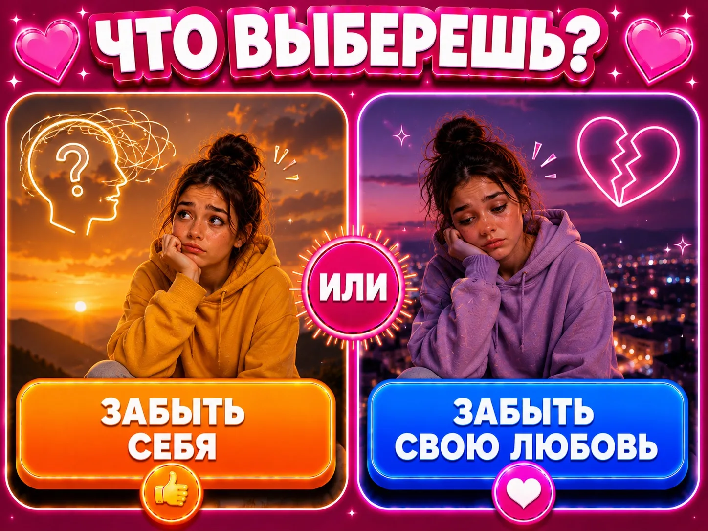Забыть себя или забыть свою любовь?
