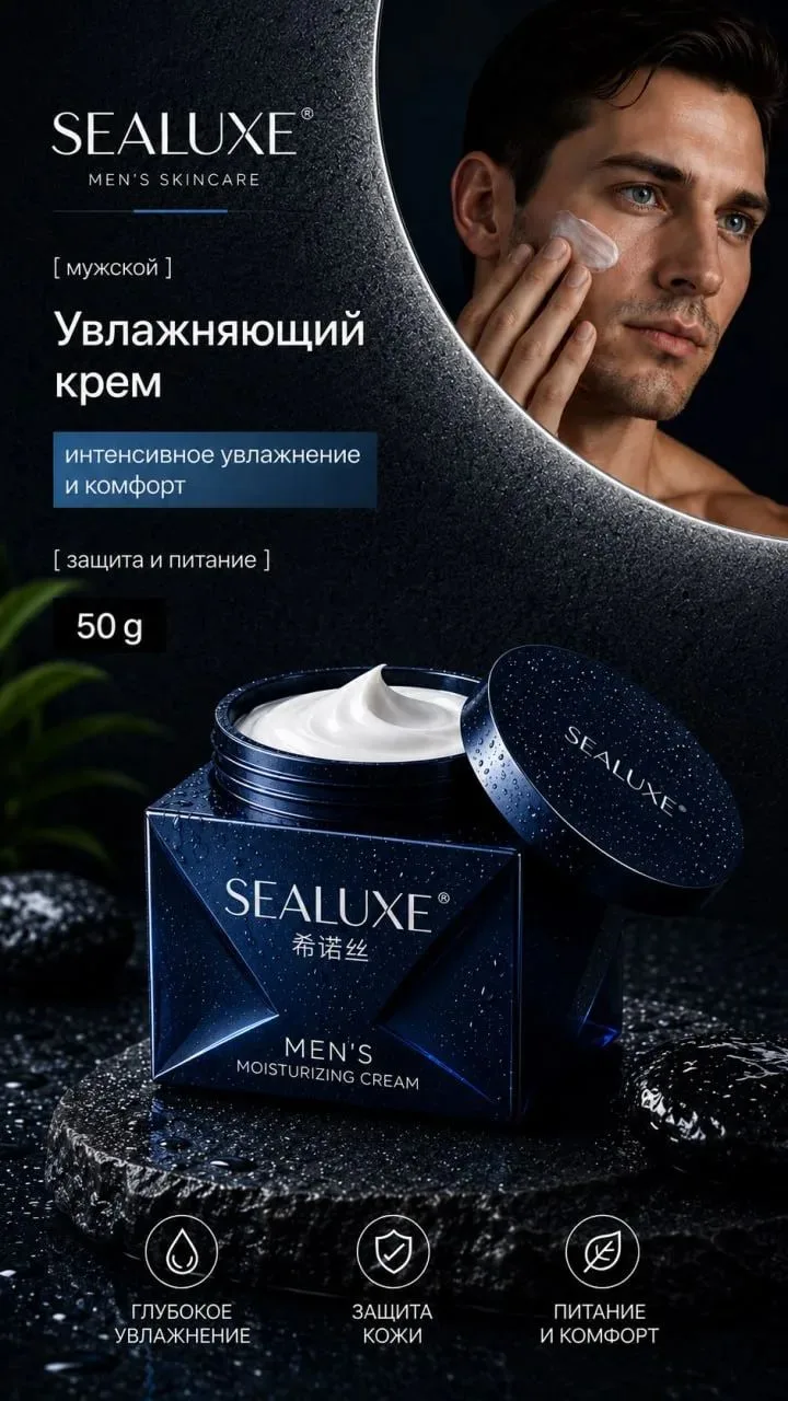 МУЖСКОЙ УВЛАЖНЯЮЩИЙ НАБОР SEALUXE