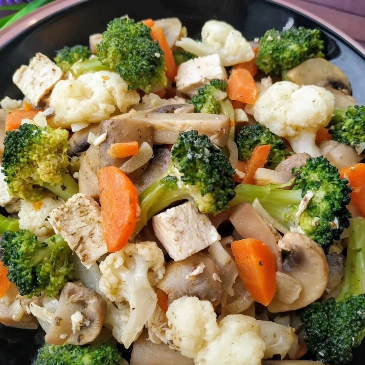 ✅Овощное рагу с грибами и мясом