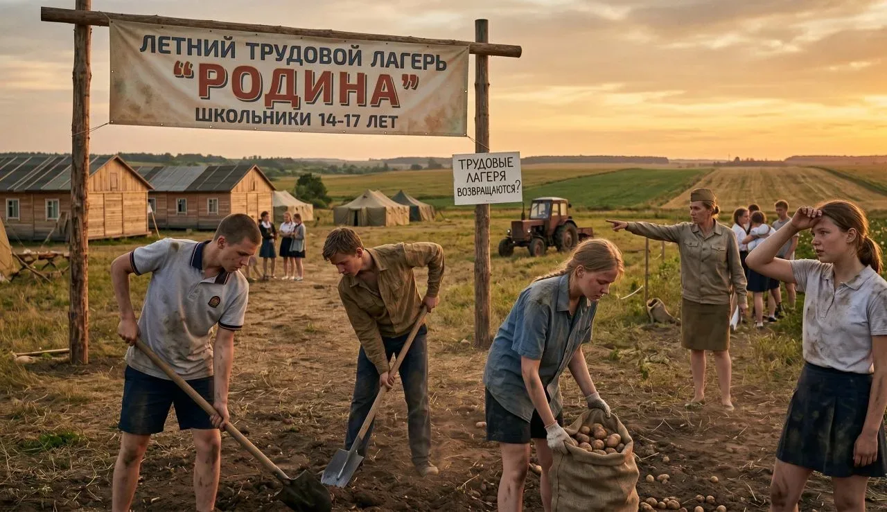 Трудовые лагеря возвращаются: школьников заставят работать летом?! 🏕️