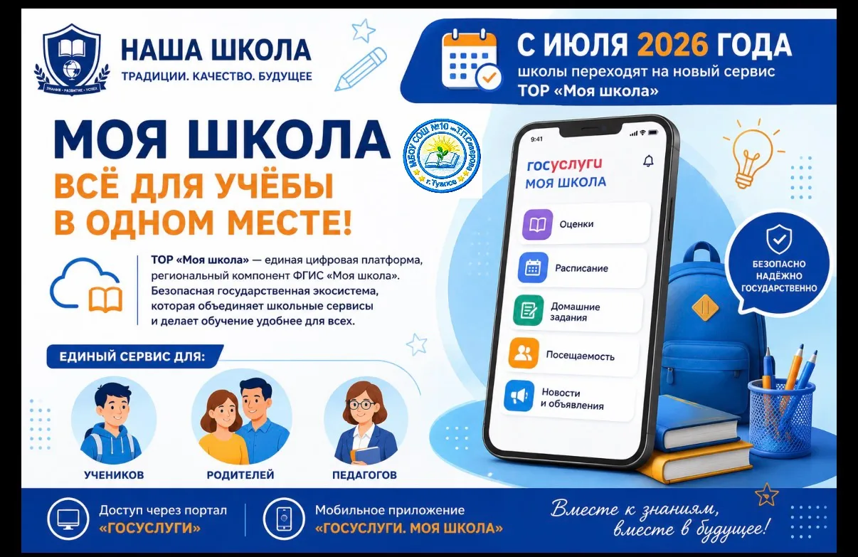 📚 Уважаемые родители и обучающиеся!

С июля 2026 года образовательные организации переходят на рабо