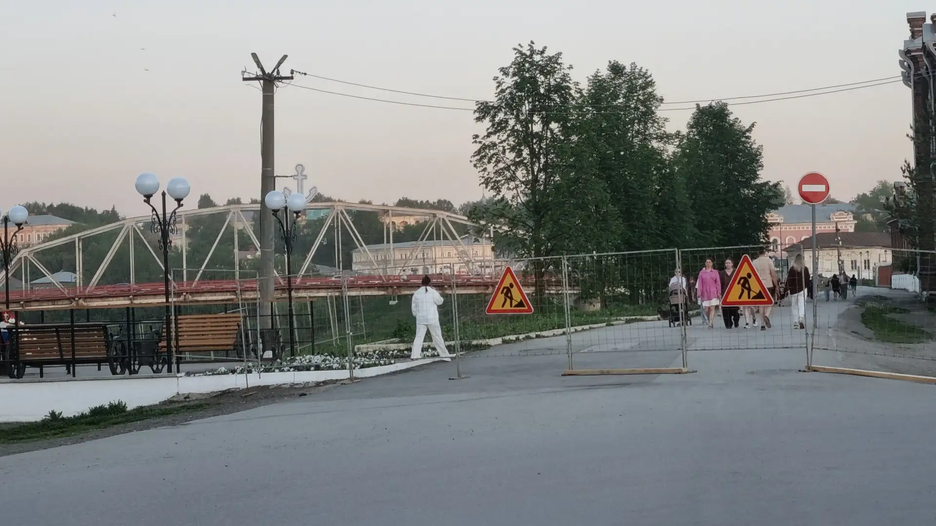 Местный Арбат - улицу Карла Маркса в Кунгуре - закрыли до осени на капитальный ремонт