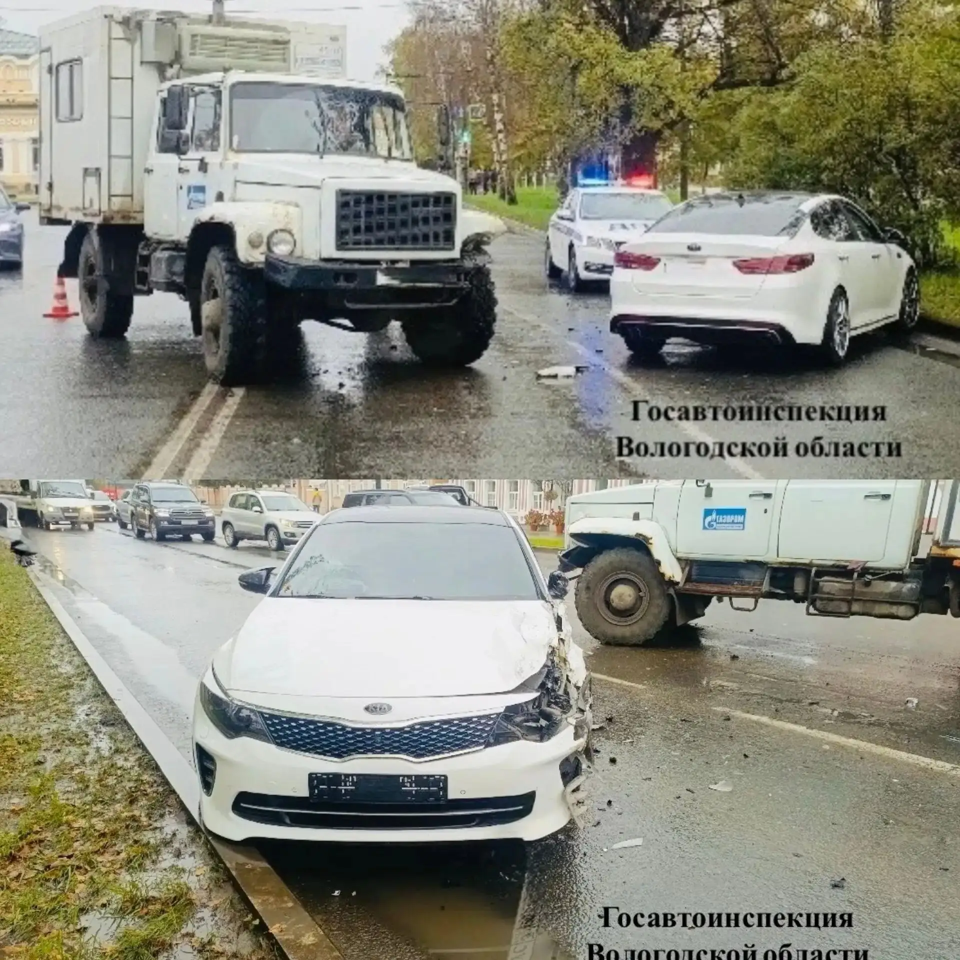 Два ДТП с пострадавшими произошли вчера в Вологде.