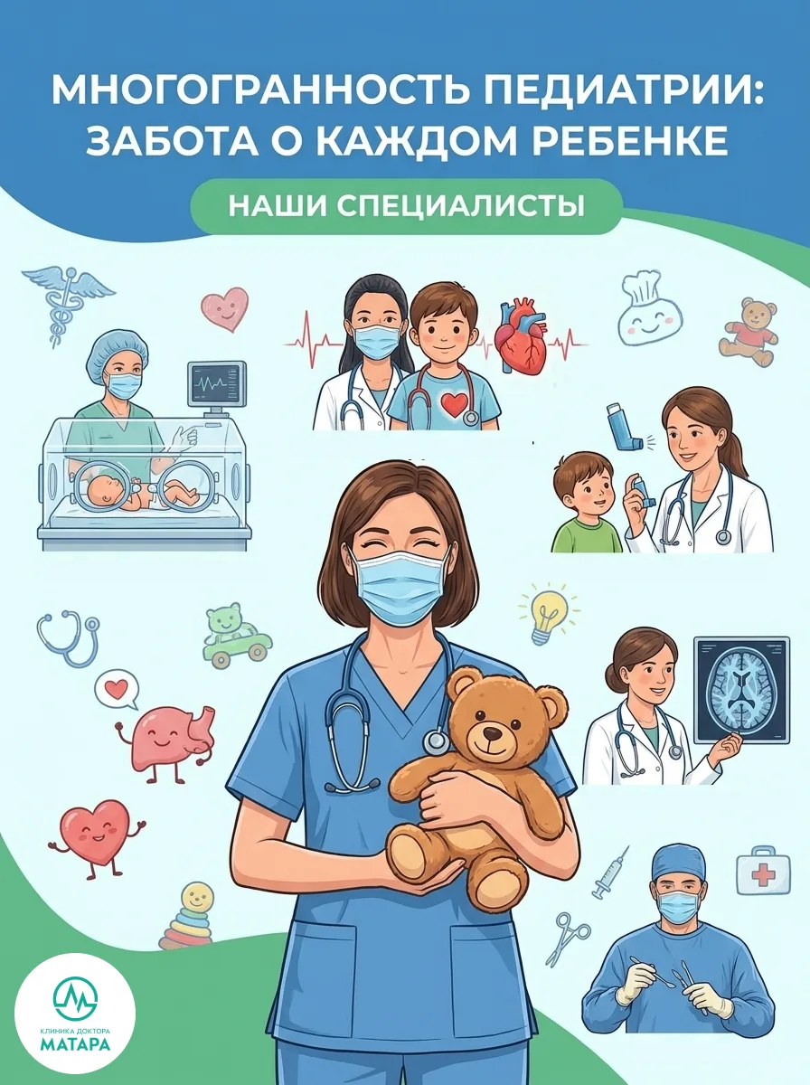 ✅ КЛИНИКА МАТАРА — ВАШ НАДЁЖНЫЙ ПАРТНЁР В ЗДОРОВЬЕ ВАШЕГО РЕБЁНКА!