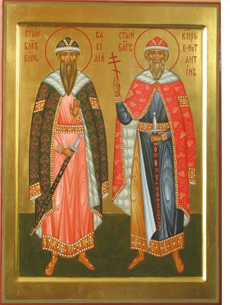 ☦️  Сегодня память св. блгв. князей Василия и Константина Ярославских, сыновей князя Всеволода Конст