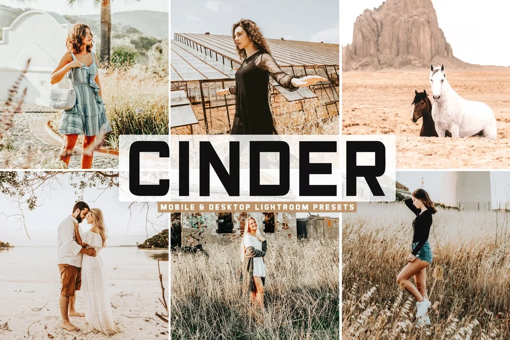 Пресеты Cinder для Lightroom добавят резкости, ярких цветов, размытости, низкой контрас...