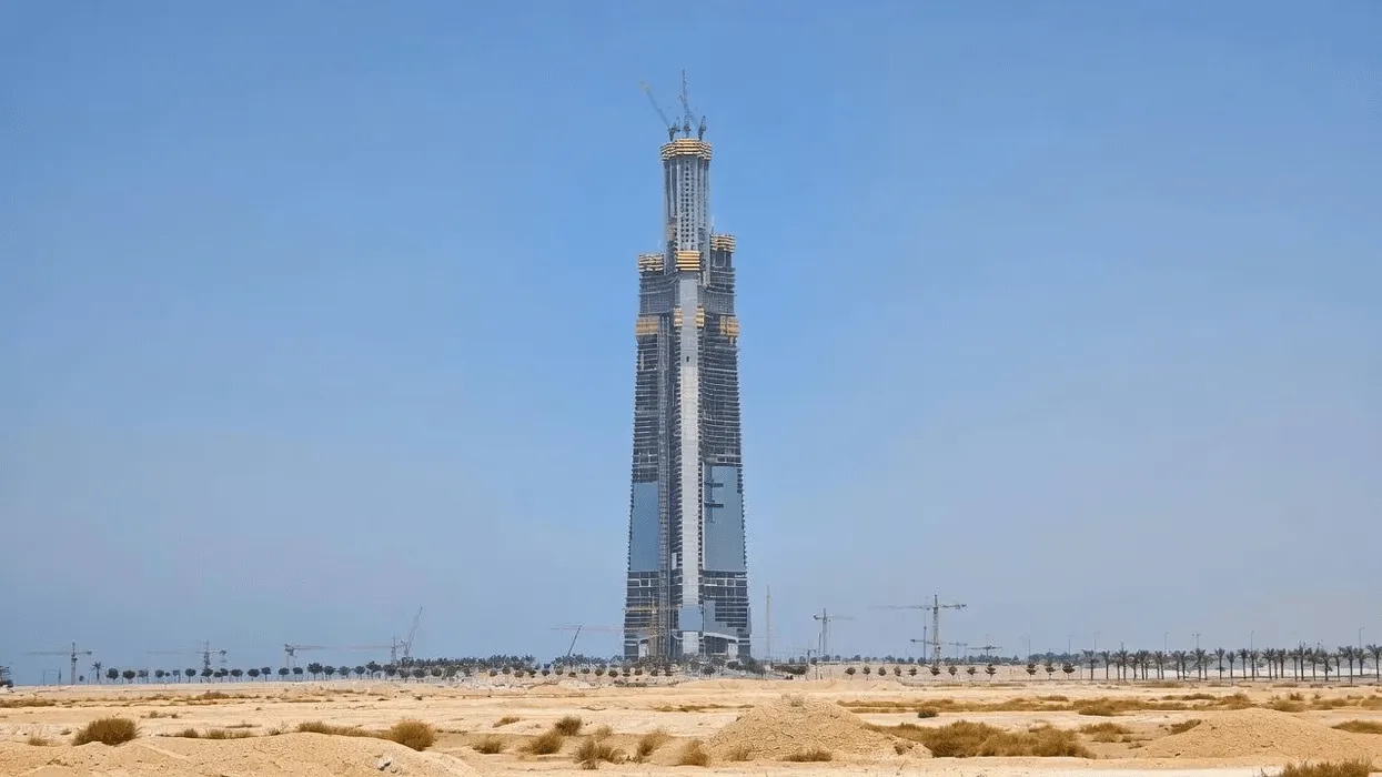 Около трети километровой Jeddah Tower окажется выше пограничного слоя атмосферы