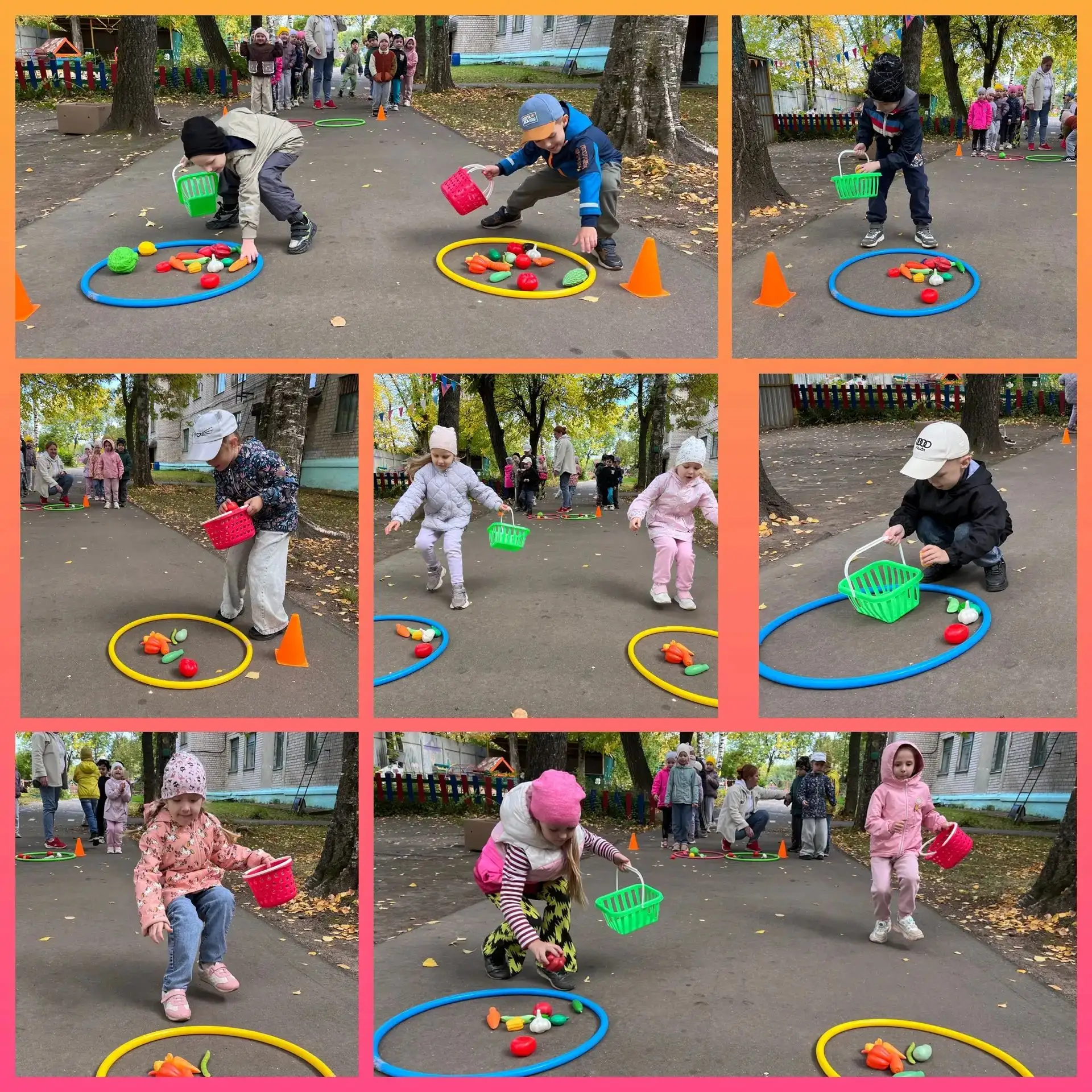 🍁 Осенняя спартакиада в «Радуге» и «Непоседах»: Помощь Лесовичку!