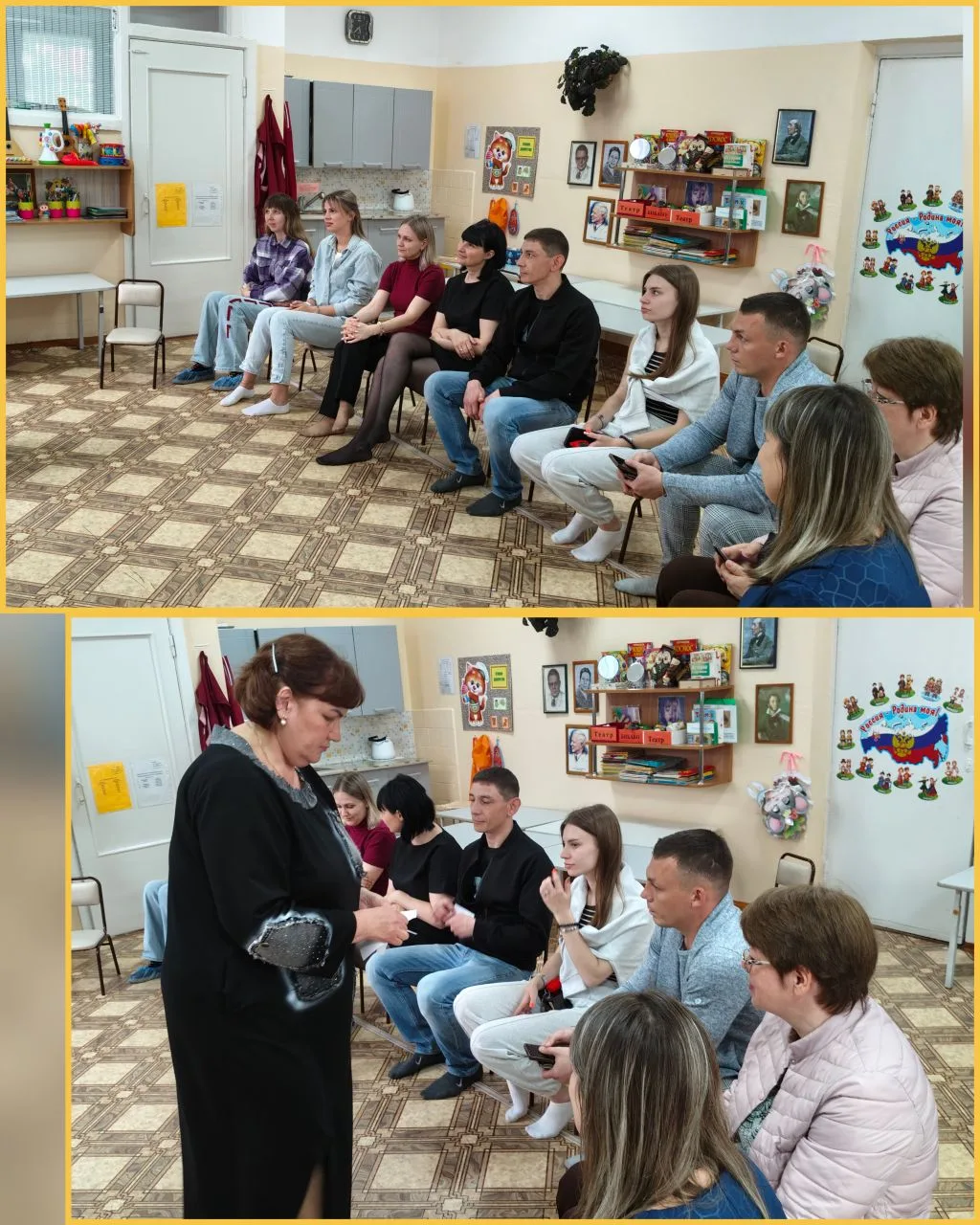 Итоговое родительское собрание прошло 19 июня в средней группе "Фантазёры".