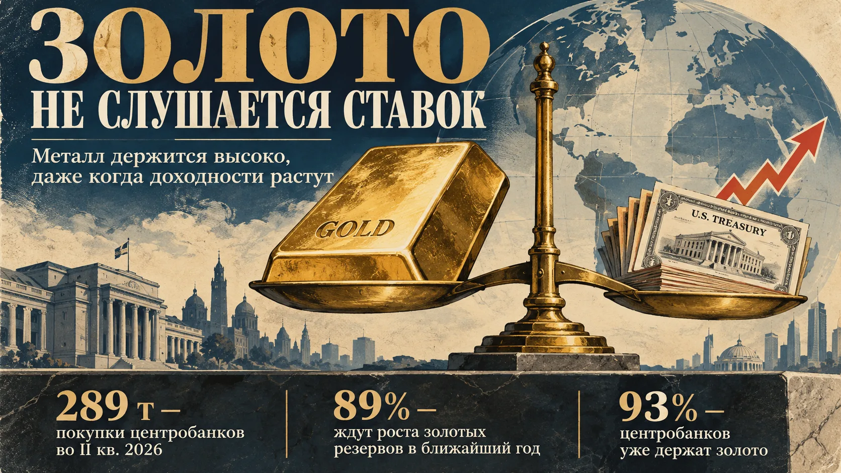 Золото перестало слушаться ставок