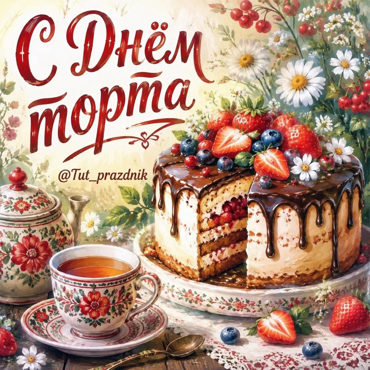 🎂🌍 20 июля — Международный день торта 🌍🎂

Сегодня отмечается Международный день торта — необычны