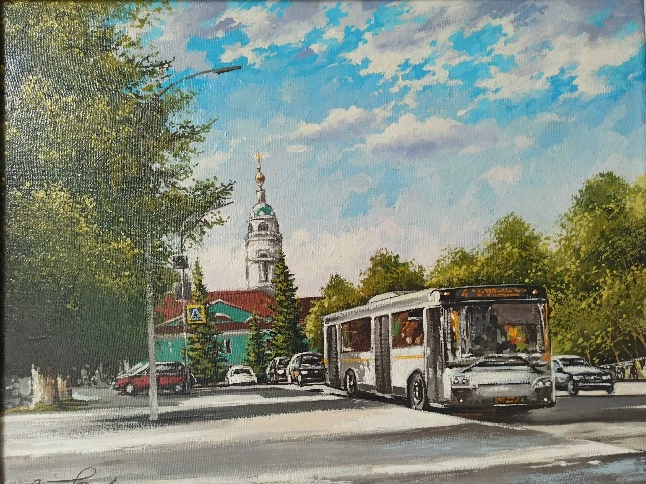 Однажды в Павловском Посаде🎨 
 
Оцените работу автора (художник — Виктор Юров)👍

НЕ ЗАБУДЬ ПОДПИСА