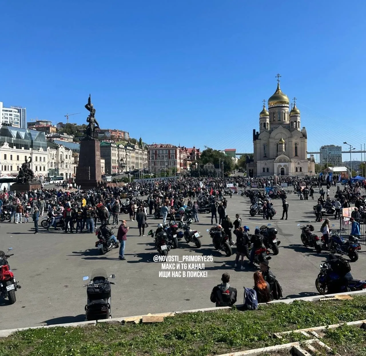 🏍️ Более 1000 байкеров закрывают мотосезон во Владивостоке