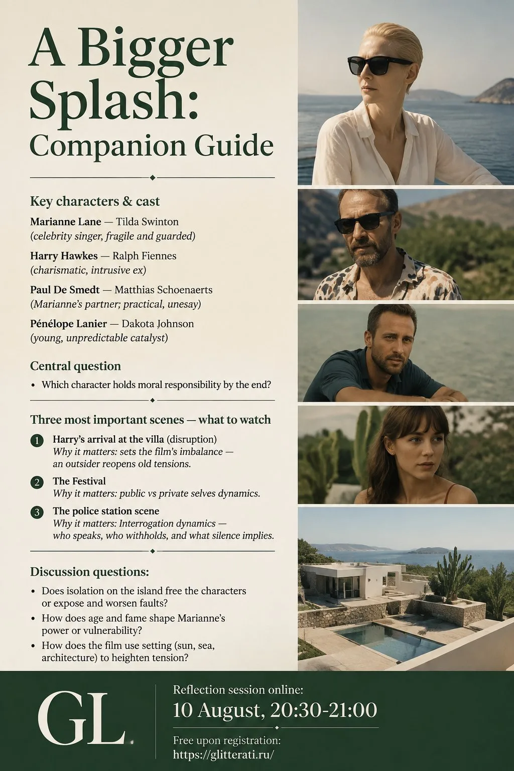 Here comes the companion guide for A Bigger Splash.
