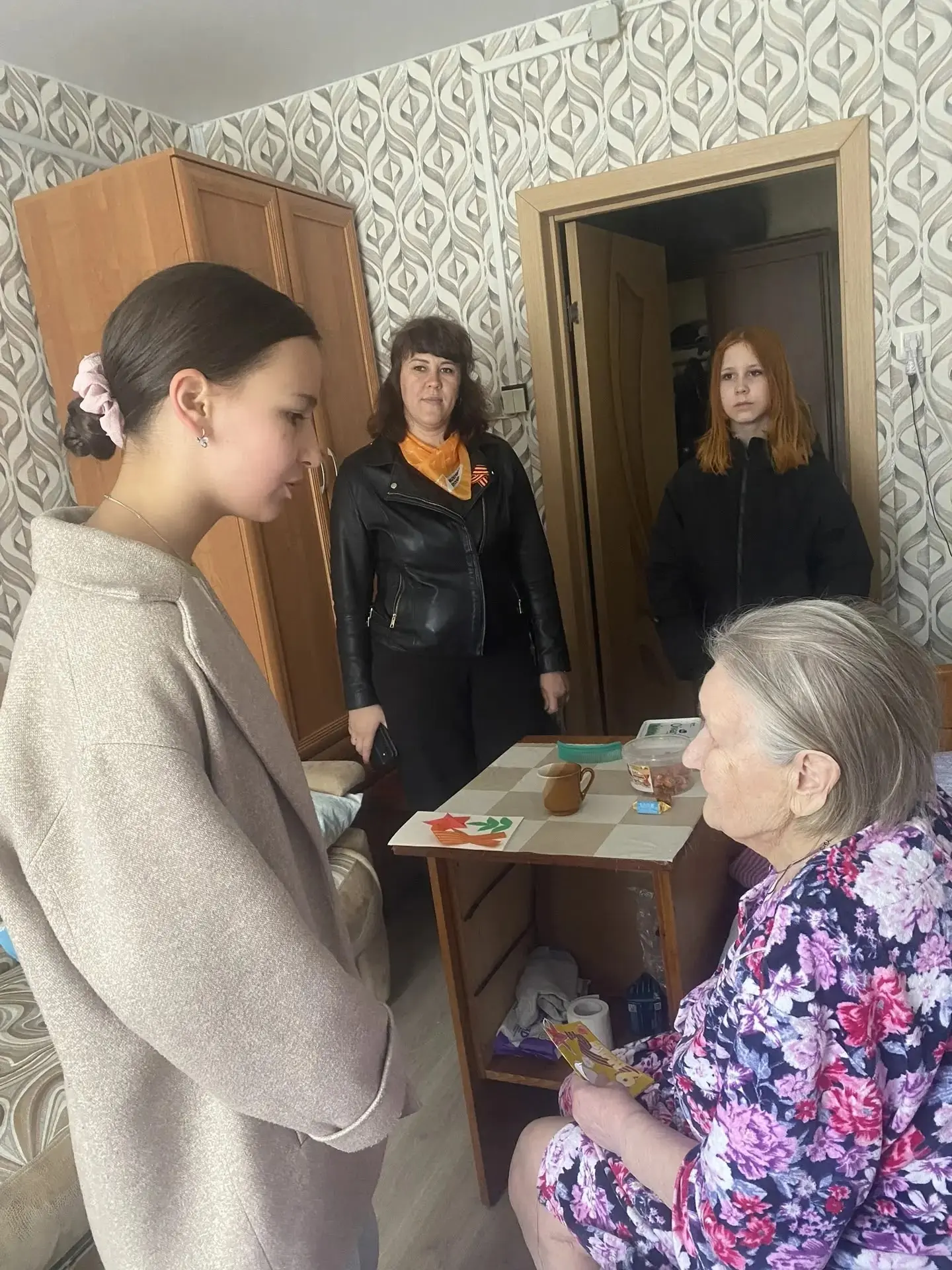 🇷🇺🕊В преддверии великого праздника  - Дня Победы  ученики нашей школы вместе с совет...