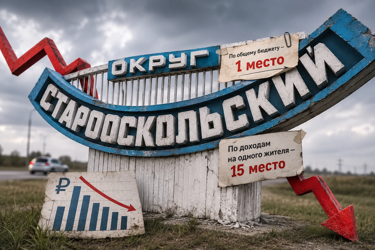 ❓ Парадокс Старого Оскола: у округа самый большой бюджет области, но не самый высокий д...