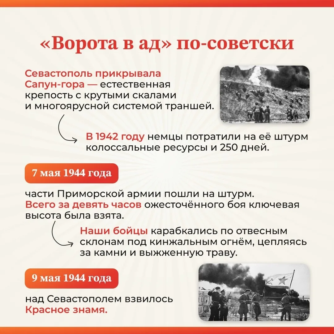 📅 12 мая 1944 года — памятная дата военной истории России.  В этот день советские войска завершили К