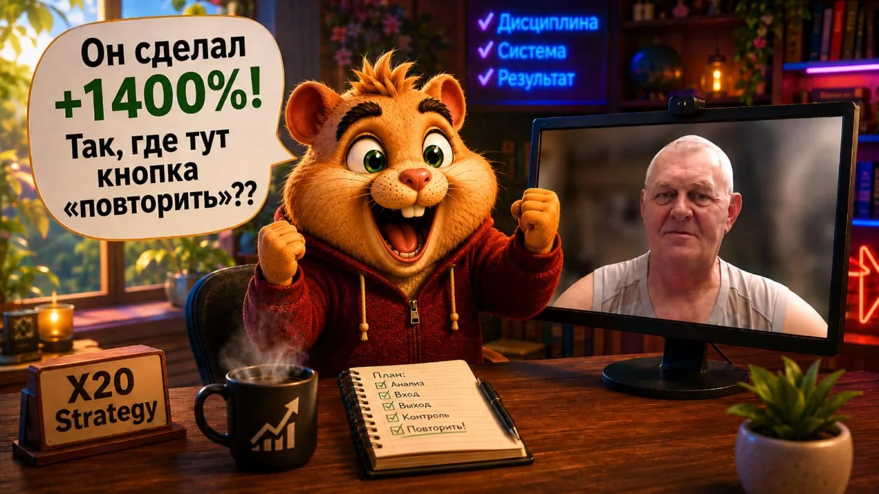 🐹 +1400%. К ДЕПОЗИТУ. Я перечитал три раза, цифра не меняется.