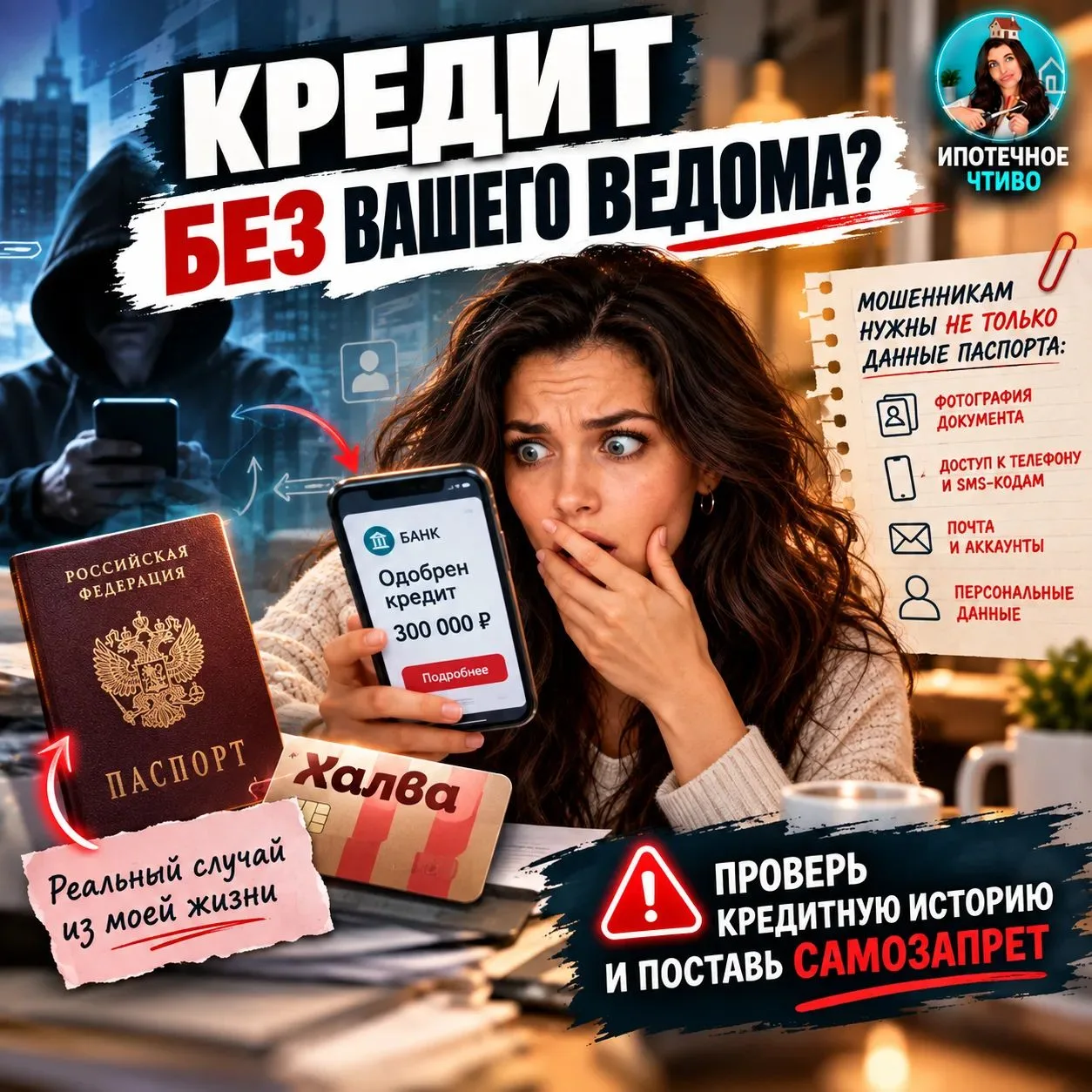Как на вас оформляют чужой кредит