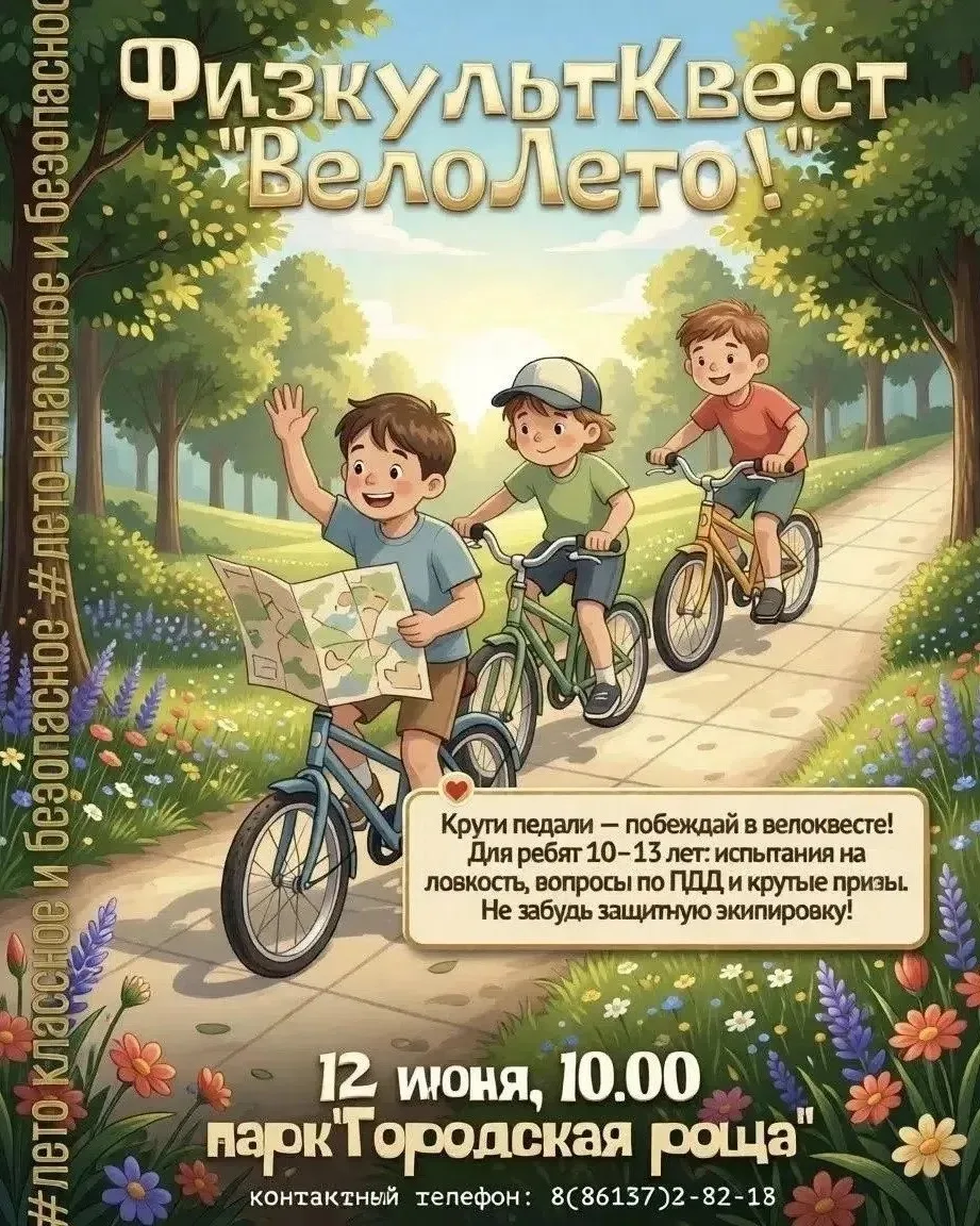 День России — встречаем активно!

12 июня в 10:00 в парке «Городская роща» стартует физкультурный кв