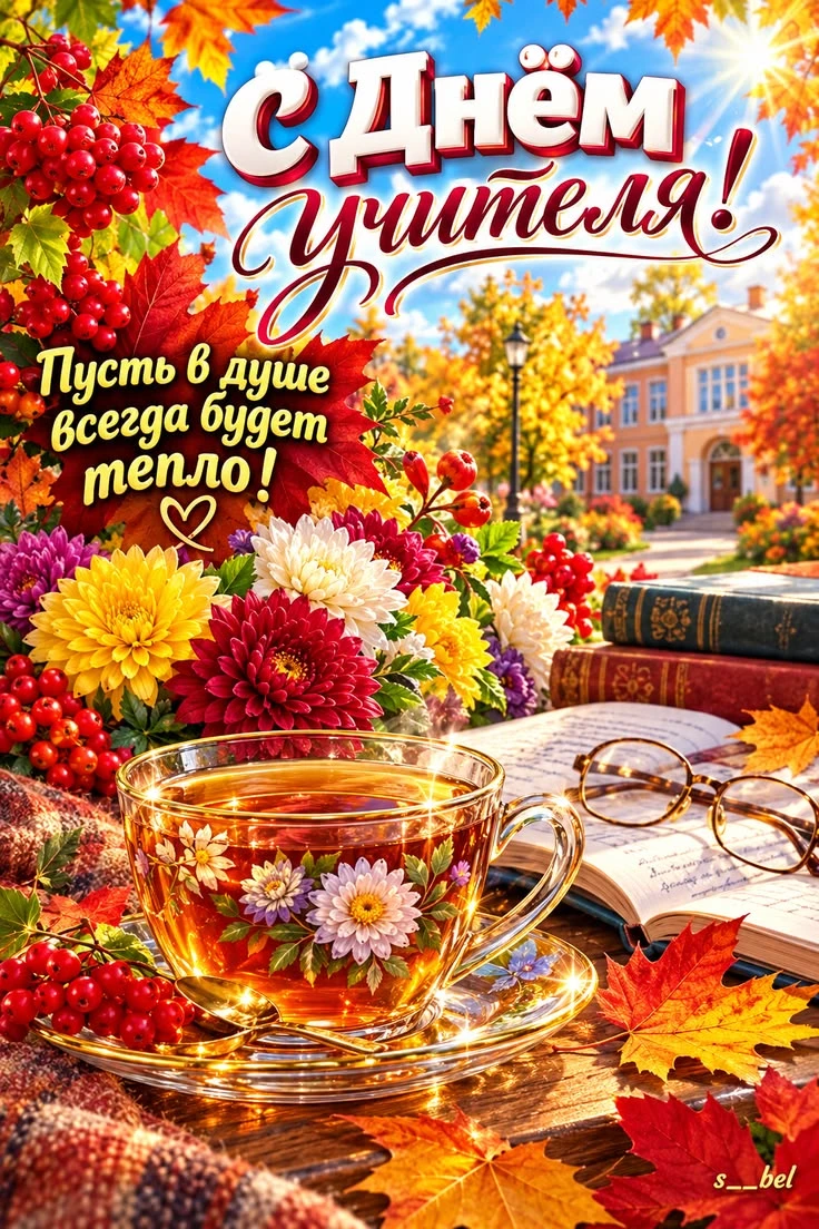 🌹🌹🌹 С Днём учителя! Поздравляем!