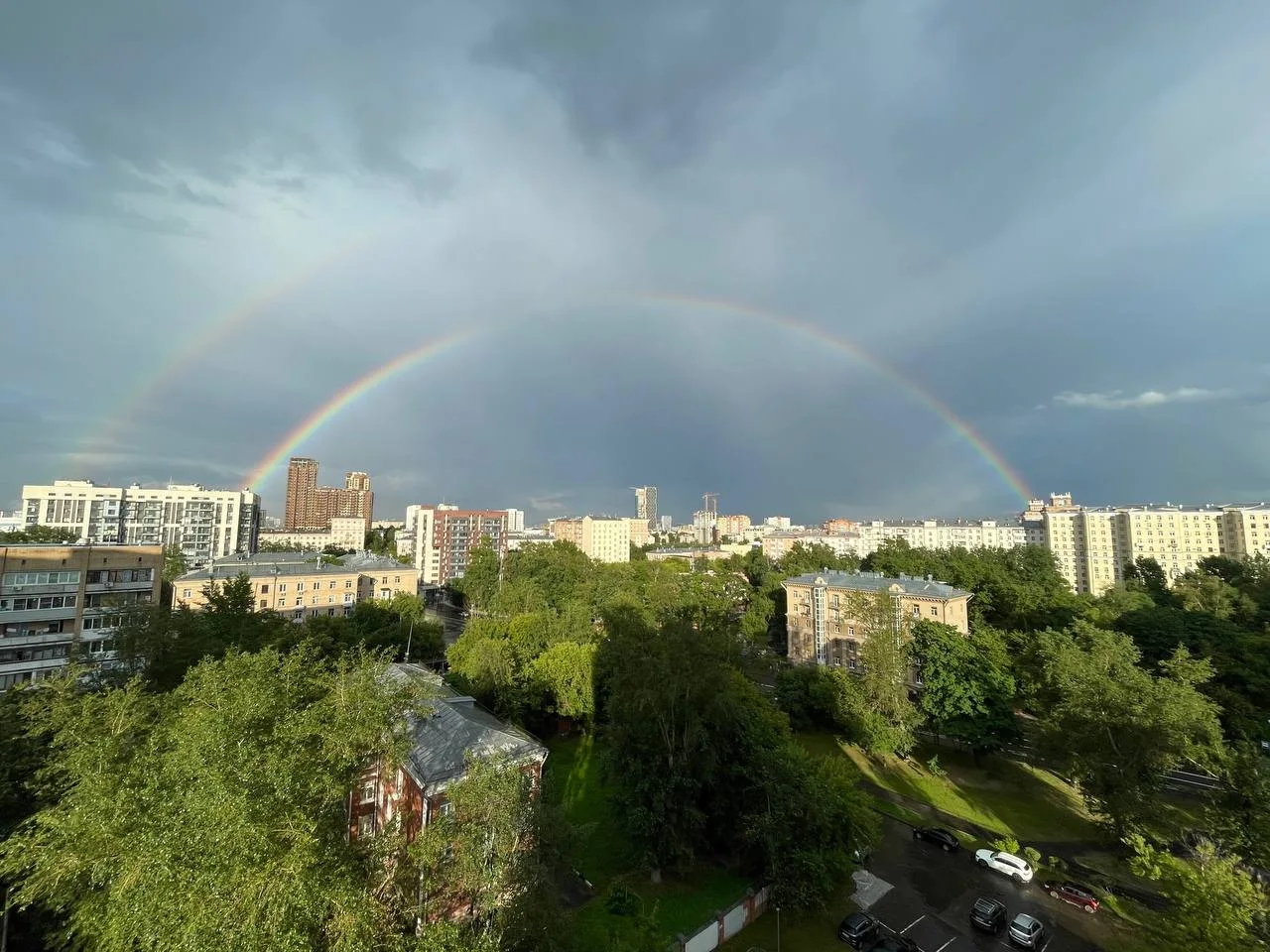 После дождя нас радует радуга 🌈