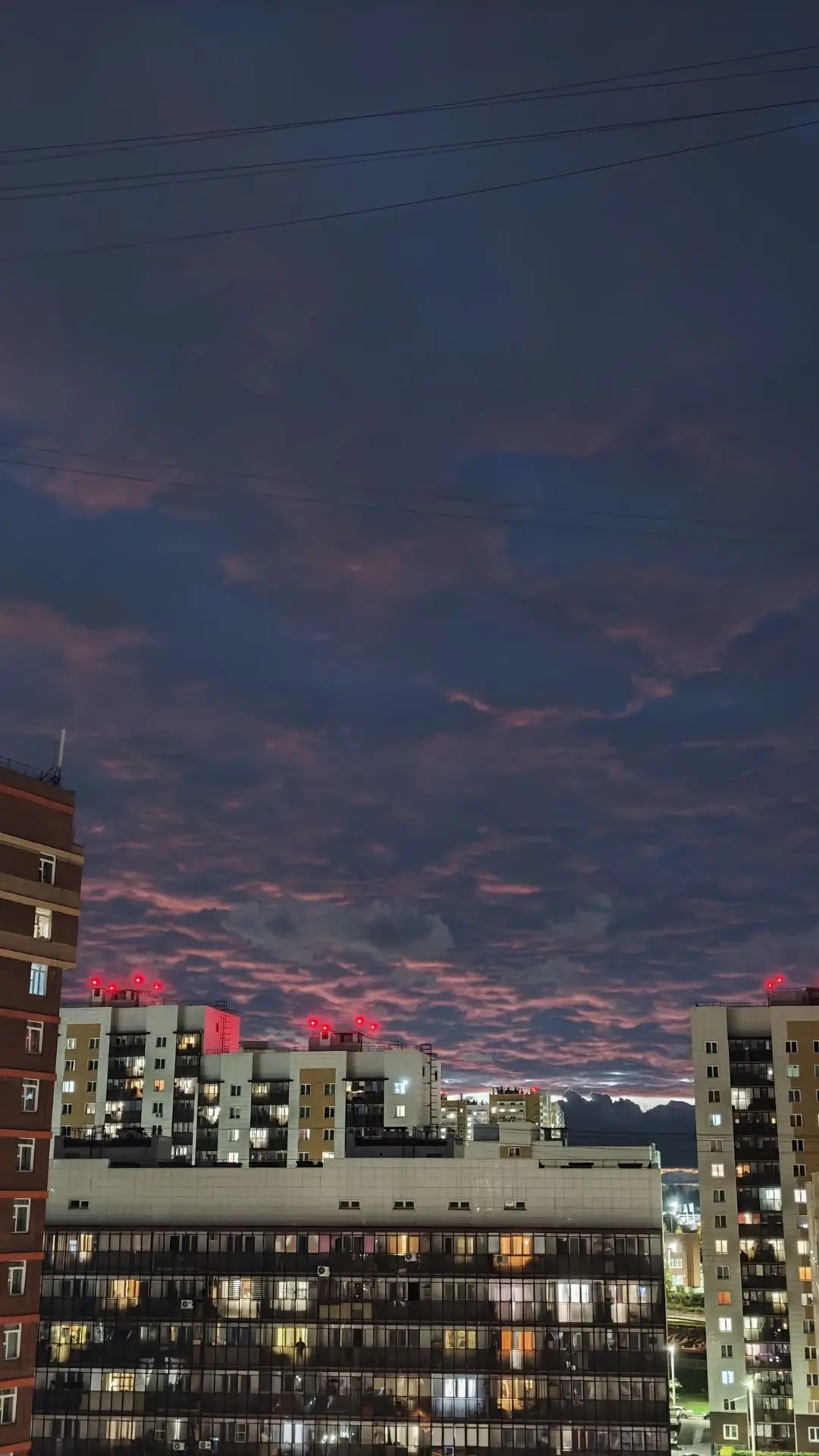 Сегодня был очень красивый закат 😍