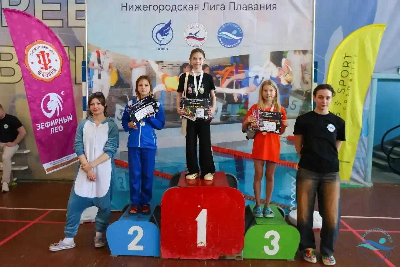 С 18 по 20 марта прошёл первый этап Нижегородской лиги плавания 🏊‍♀️ Ученица 3 класса Гусева Антонин