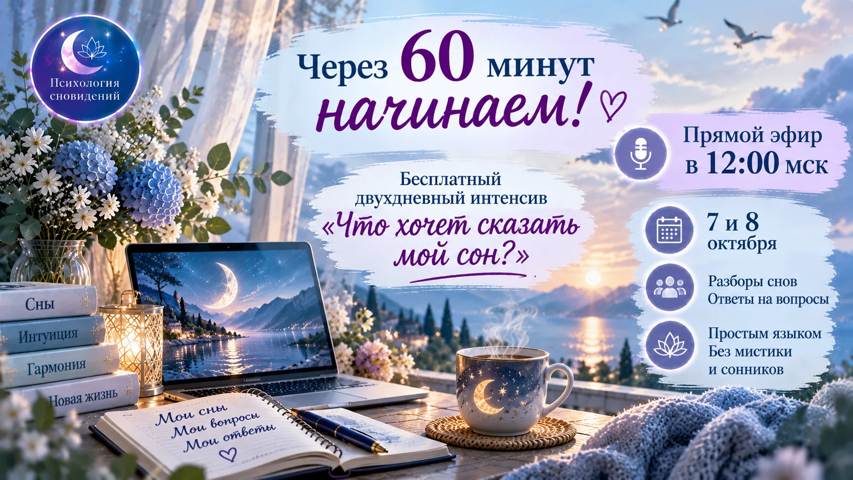 ДО НАЧАЛА ОСТАЛСЯ ВСЕГО ЧАС