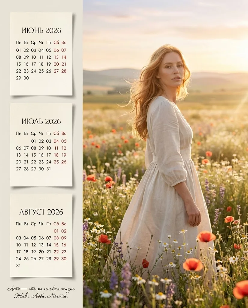 Летний календарь 📅