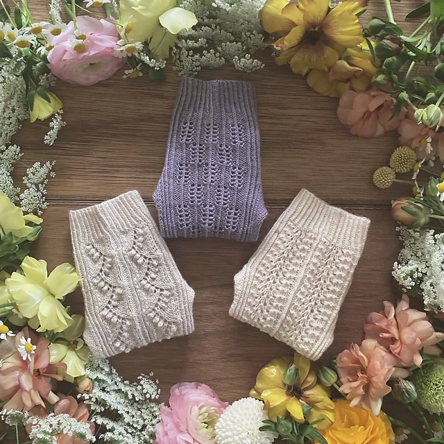 Flowerbed Socks Set by Knitail Derako