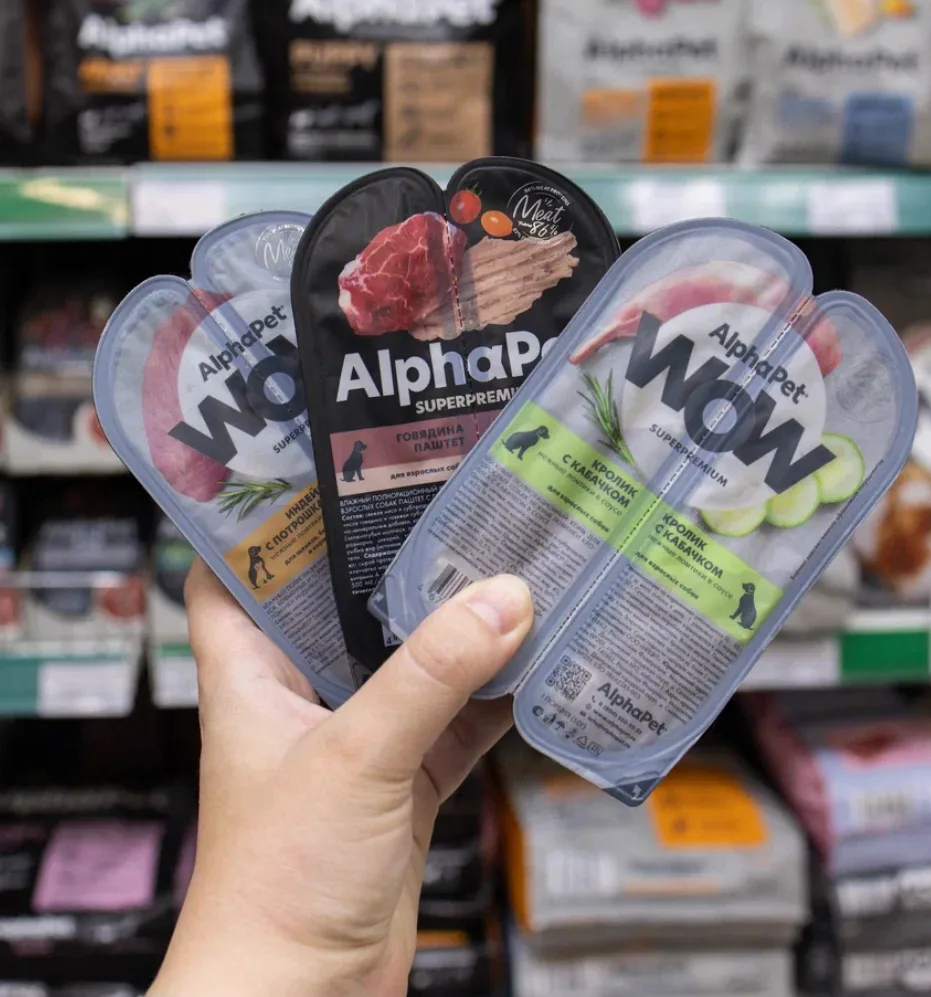 🥩 AlphaPet — аппетитные паштеты для собак 🐾