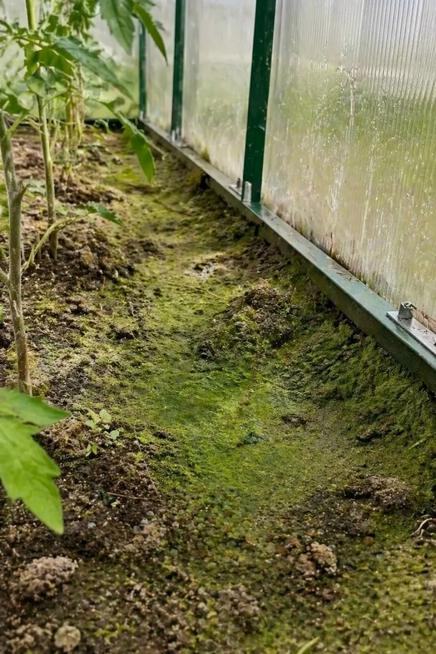 Зелёный налёт в теплице — что делать? 🌱