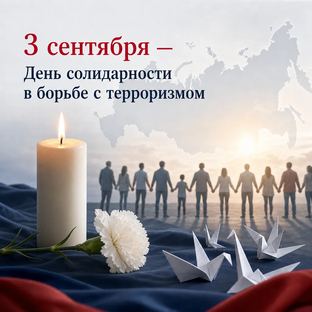 3 сентября — День солидарности в борьбе с терроризмом! 🕯️