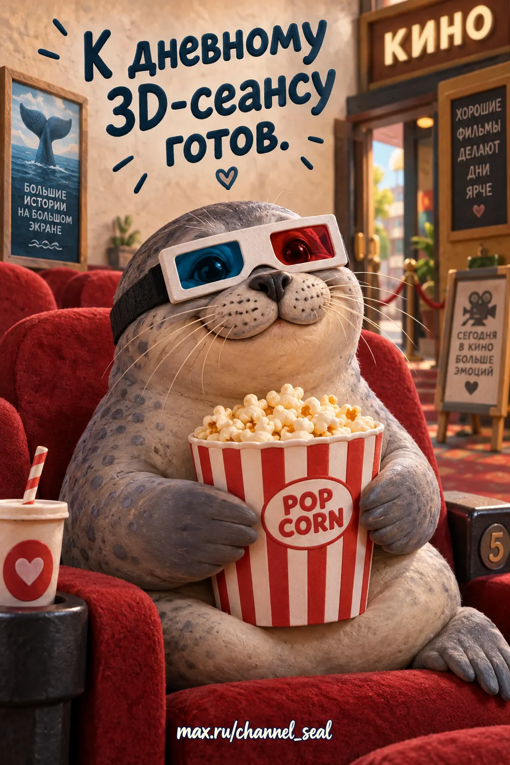 К дневному 3D-сеансу готов.