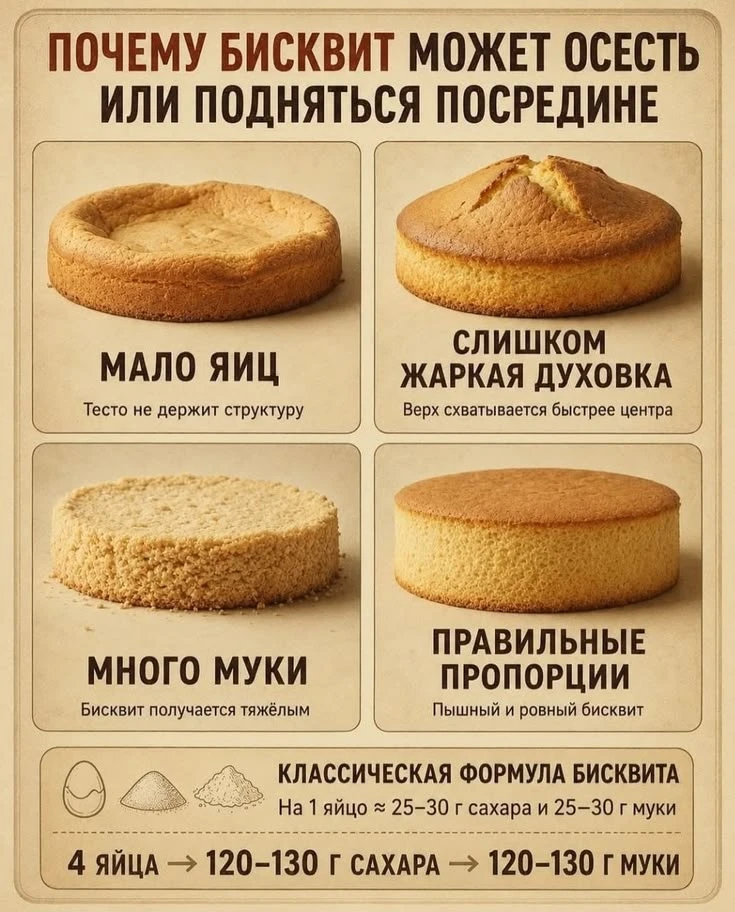 ◾Бисквит