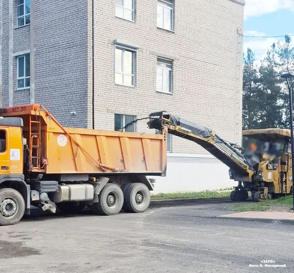 В Верхней Тойме вновь трудятся дорожники Котласского ДРСУ