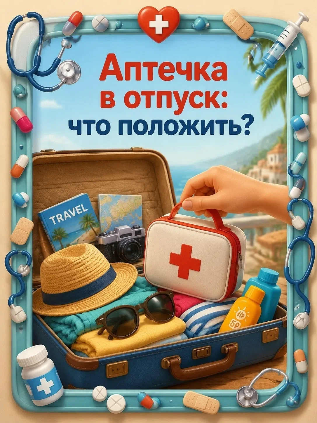 «Готовьте аптечку перед отпуском — залог спокойного отдыха!»
Планируете отпуск? Чтобы путешествие пр