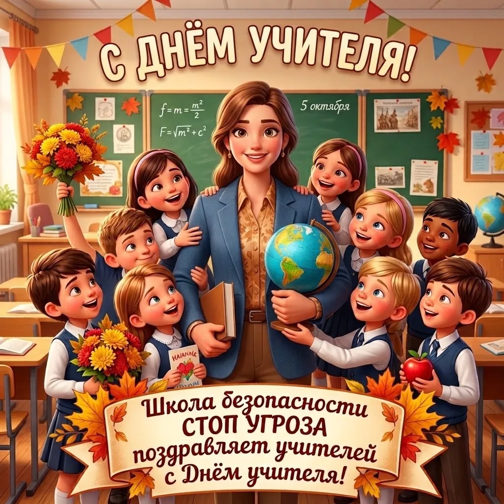 С праздником, дорогие учителя! 💐