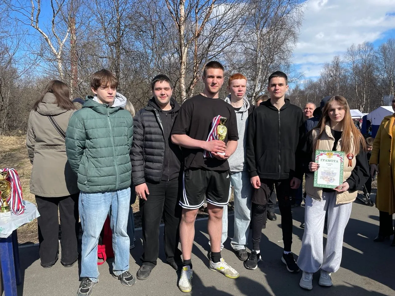 ⭐В День Победы в городском парке прошла легкоатлетическая эстафета. Это не просто соревнования, а да