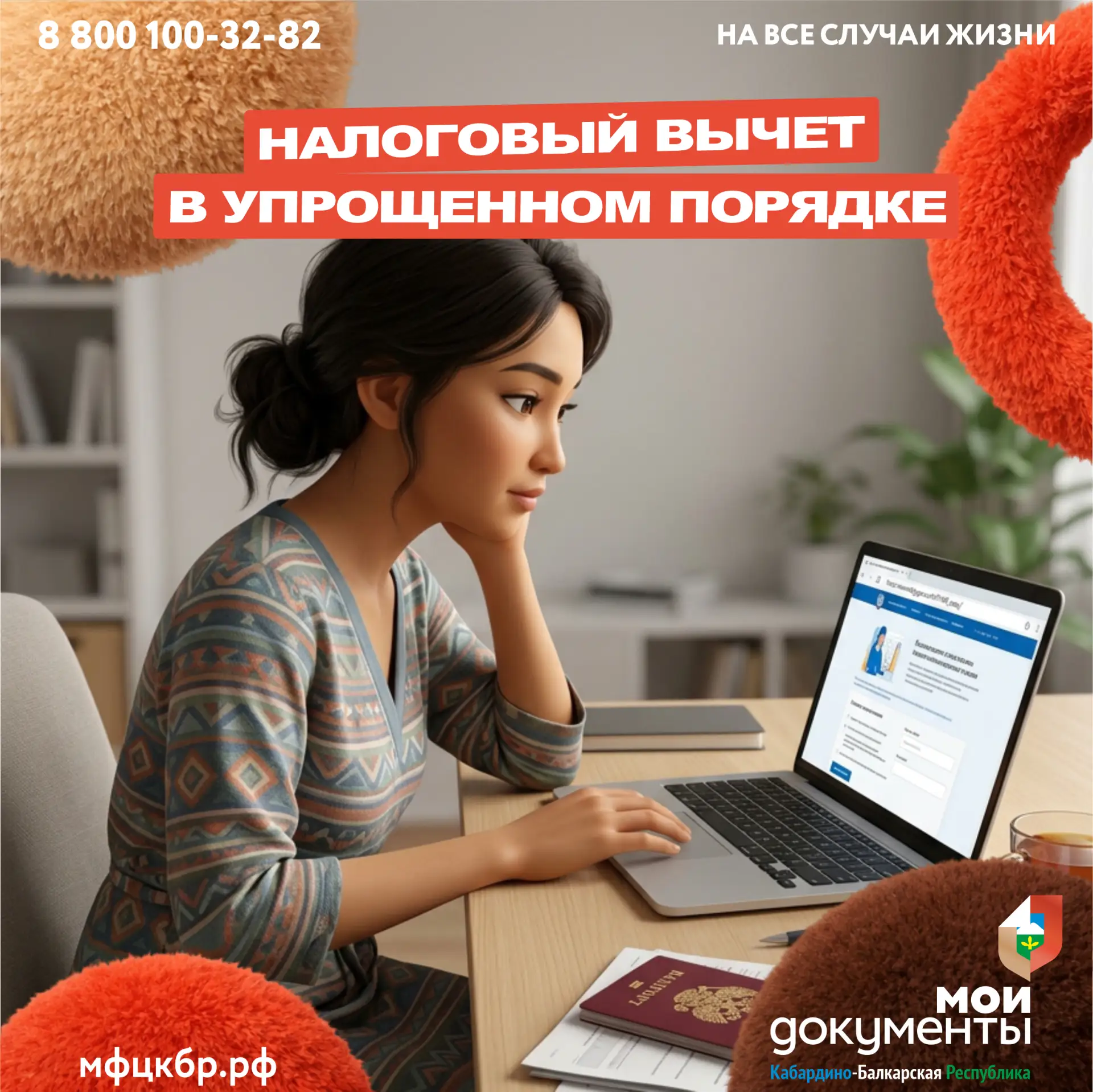 При получении вычета в упрощённом порядке не нужно подавать декларацию 3‑НДФЛ и прикладывать подтвер
