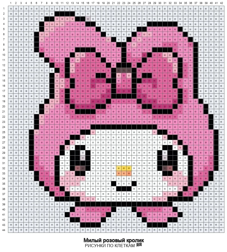 Милый розовый кролик 🐰